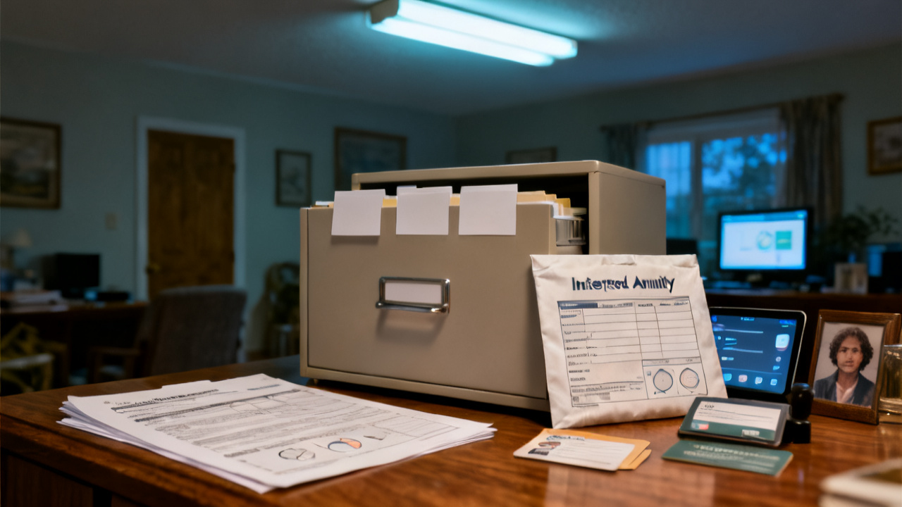 quote jacket with inherited-annuity packet